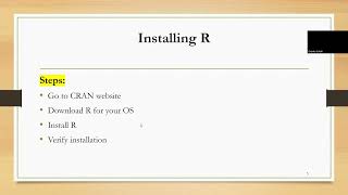 Understand R and its applications.  Apply arithmetic and logical operations. Work with R packages Net Worth