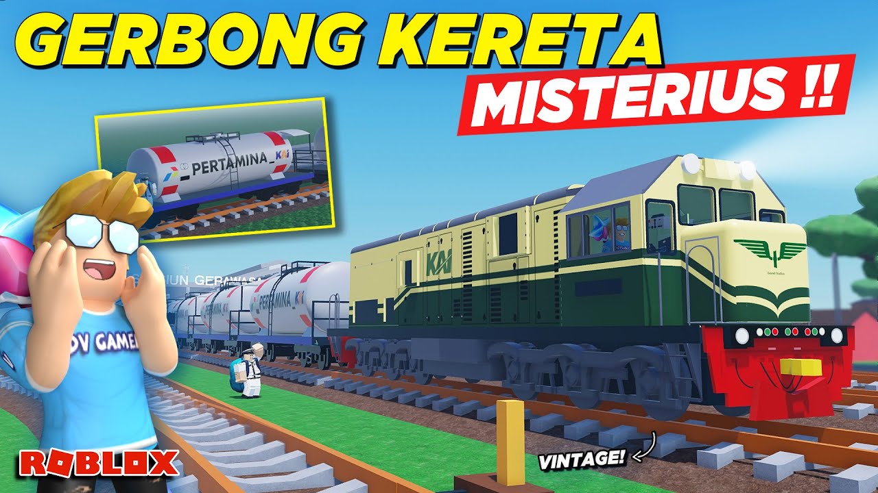 KERETA API SPESIAL NARIK GERBONG MISTERIUS PERTAMINA !! ROLEPLAY GAME KAI - Roblox Indonesia
