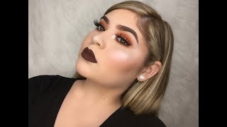 Burnt Orange Fall Makeup Tutorial | Alexsis Torres