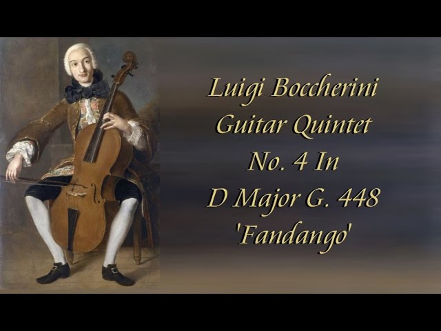 Boccherini - Quintette avec guitare n°4 "Fandango": 2e mvt : S.Schembri / Quatuor Parisii