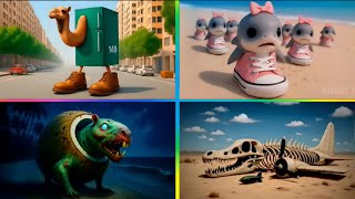 Squid Game Italian Brainrot 🆚️ Zombie Brainrot 🆚️ Tralaleritos 🆚️ Extinction | Tiles Hop | EDMRUSH | screenshot 5