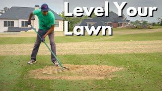 Lawn Leveling Season - Golf Course Lawn - 300