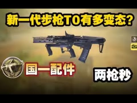 【使命召唤手游】新一代步枪T0有多变态？国一配件两枪秒！#CODM一枪穿云