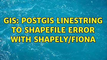 GIS: PostGIS linestring to shapefile error with shapely/fiona