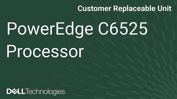 Dell  PowerEdge C6525: Remove/Install Processor and Heatsink Module