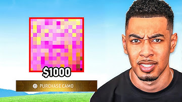 They added a $1000 CAMO in MW3.. it