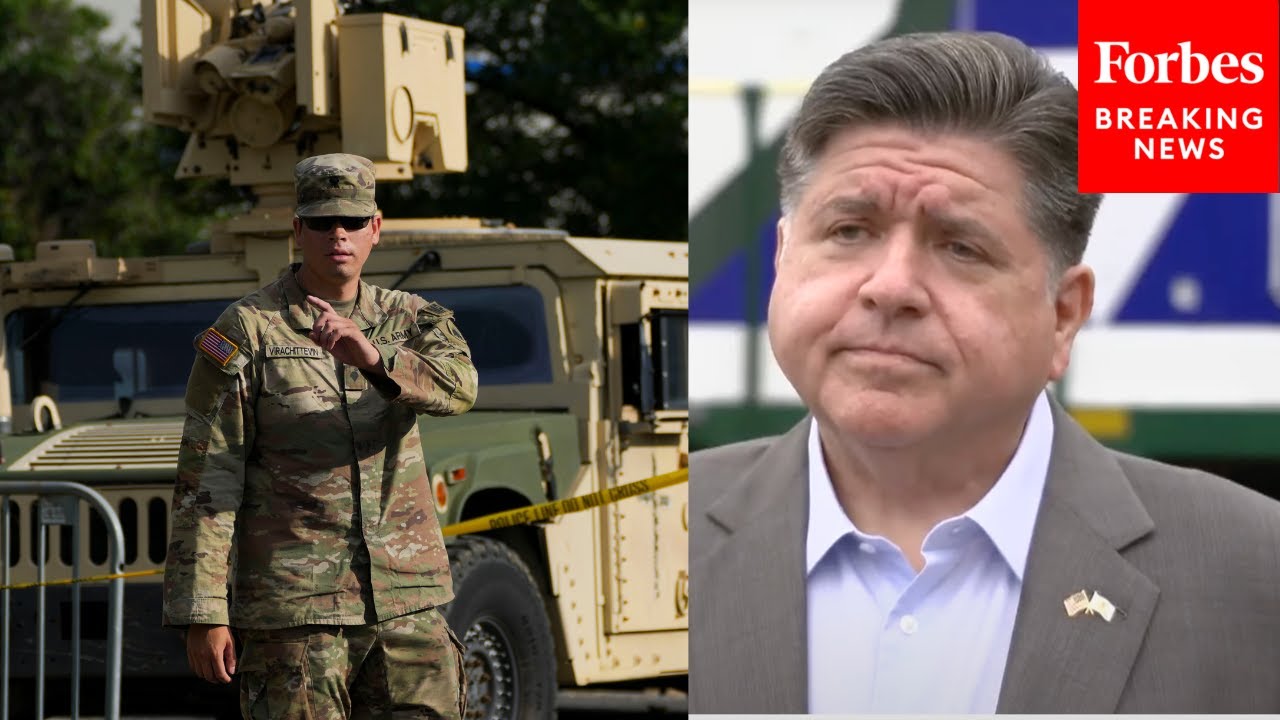 Illinois Gov. JB Pritzker Reacts To Reported DHS Memo To Extend Guard Deployment Into December