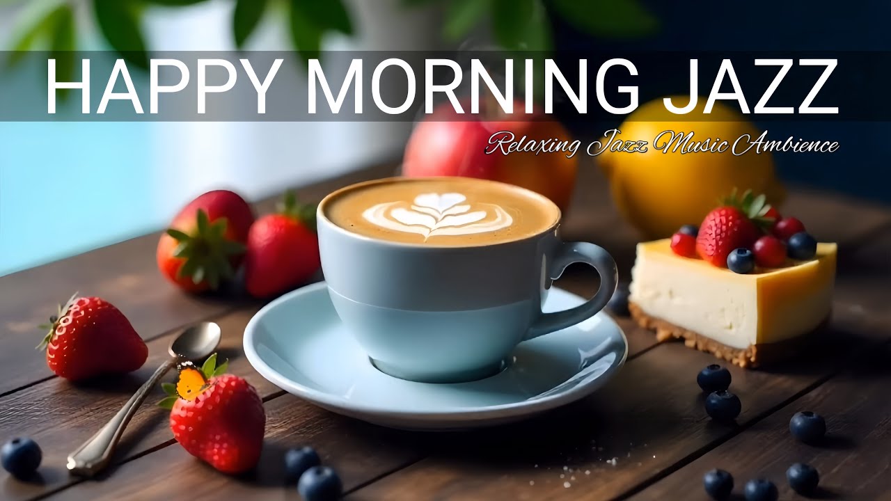 Happy Morning Jazz ☕ Positive and Calming Bossa Nova Coffee for Focus, Study, Work & Relaxation 🎶🎷