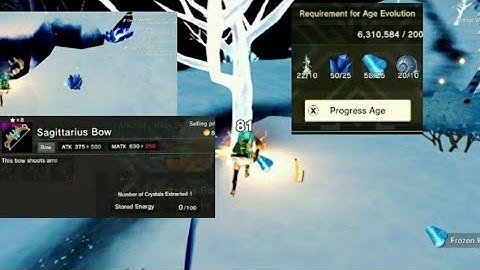 craftopia seamless] upgrade materials for ruins. new epic Sagittarius bow location, frozen wood