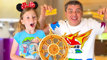 Nastya và bố giải quyết thử thách bí ẩn của năm chìa khóa