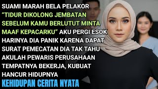 SUAMI PAKSA AKU \u0026 ANAKKU TIDUR DIKOLONG JEMBATAN BELA PELAKOR YANG ANIAYA ANAKKU -SEHARI KEMUDIAN...