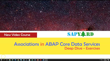 001 Free Video Course on Associations in ABAP CDS