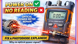 Optical Power Meter Not Showing Power | Photodiode Working & Repair Guide
