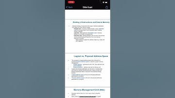 Address binding in OS