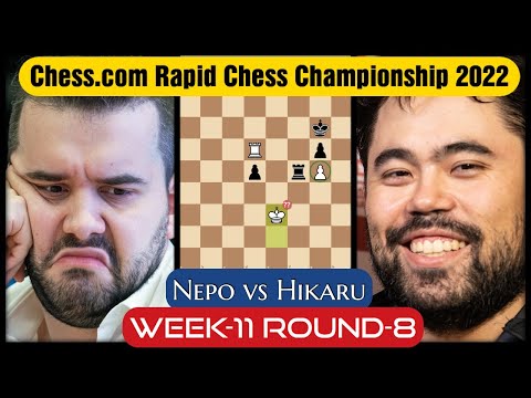 Important Rook Ending Lesson to Learn | Ian vs Nakmura | 2022 Chess.com Rapid Chess Championship