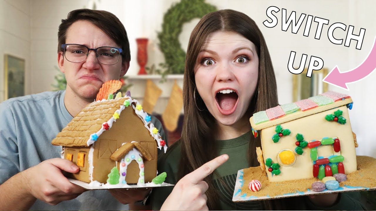 Gingerbread House Switch Up Challenge! - YouTube