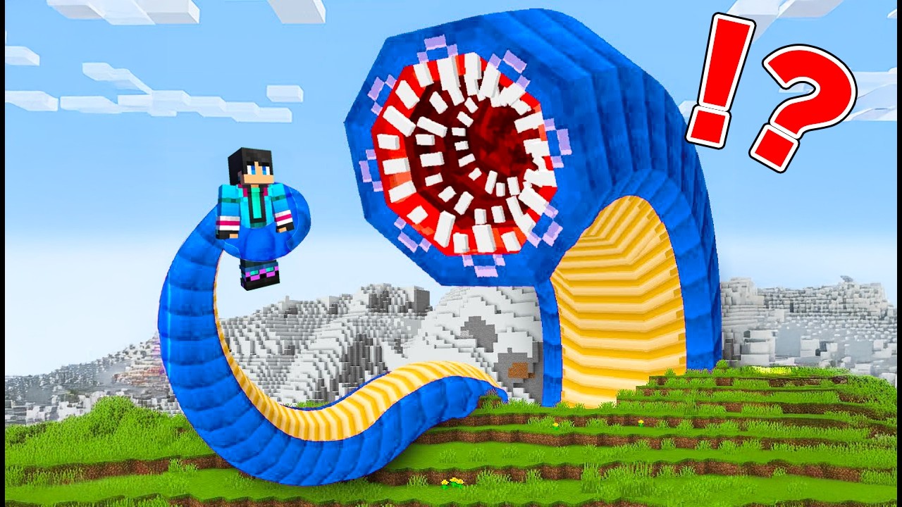 進化する危険なワームとして生きるマインクラフト【 マイクラ / マインクラフト 】