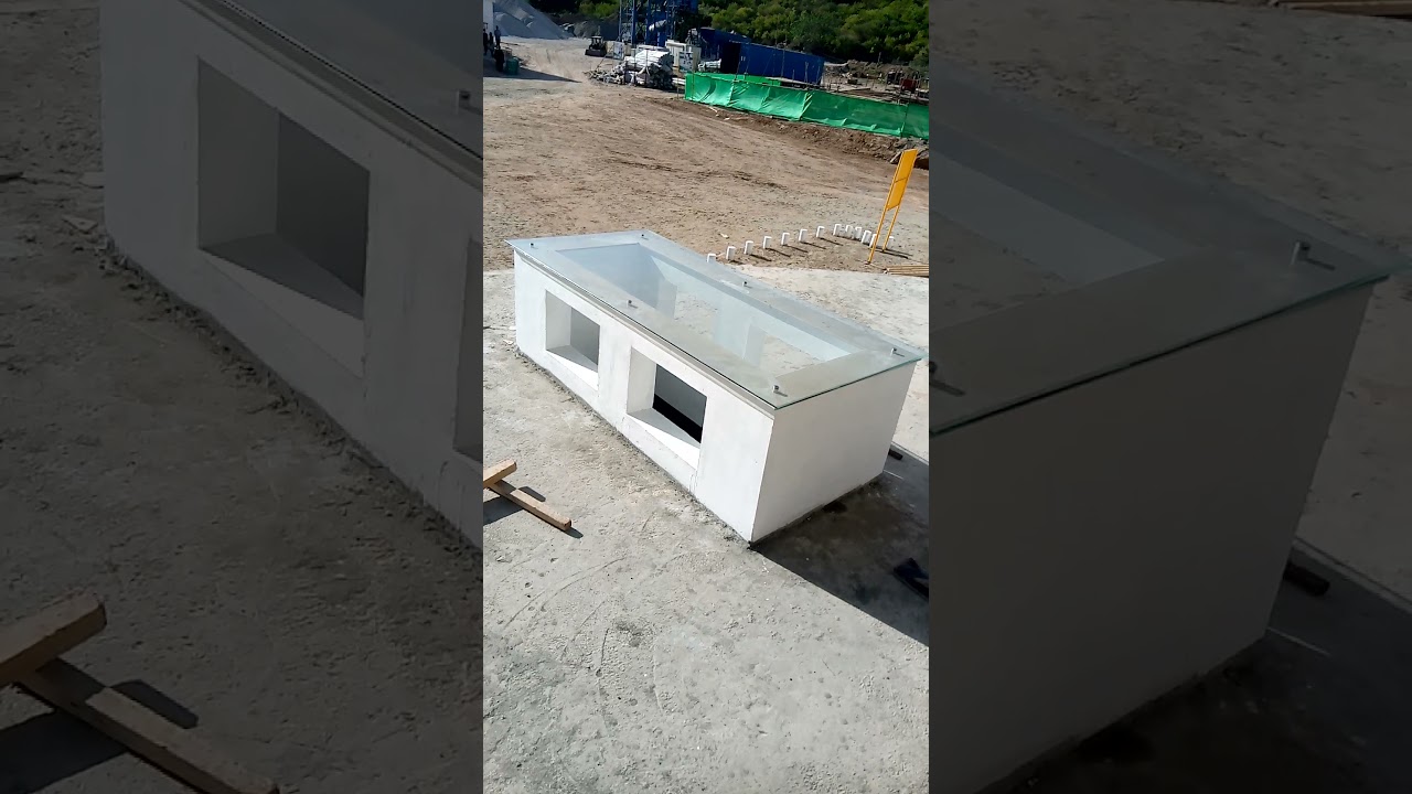 skylight glass temper 12 mm