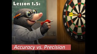 Lesson 1.5: Accuracy vs. Precision (Significant Figures)