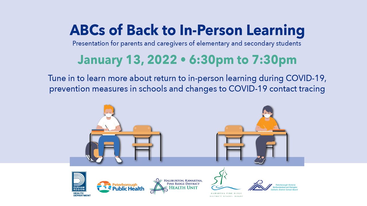 ABCs of Back to In-Person Learning - ABCs of Back to In-Person Learning
