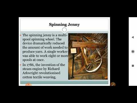 What is a spinning jenny Class 8?