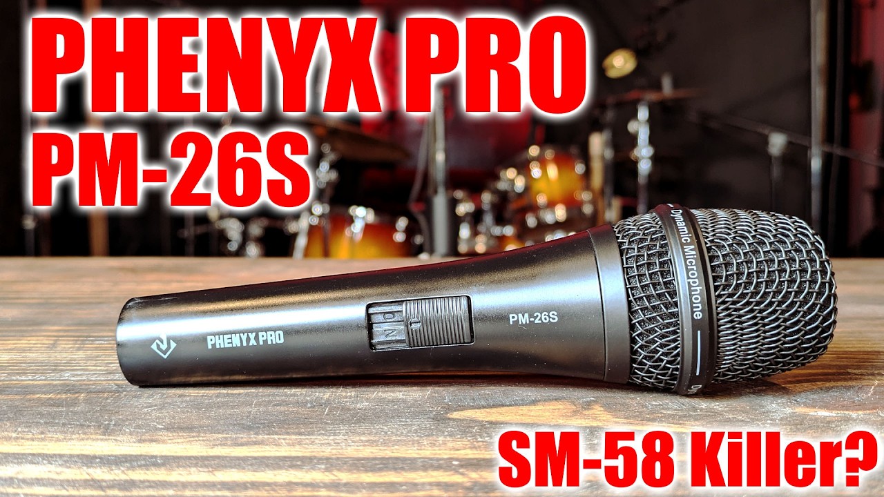 Phenyx Pro PM-26S против Shure SM58: король бюджетных микрофонов или убийца SM58? (Сравнительный ...