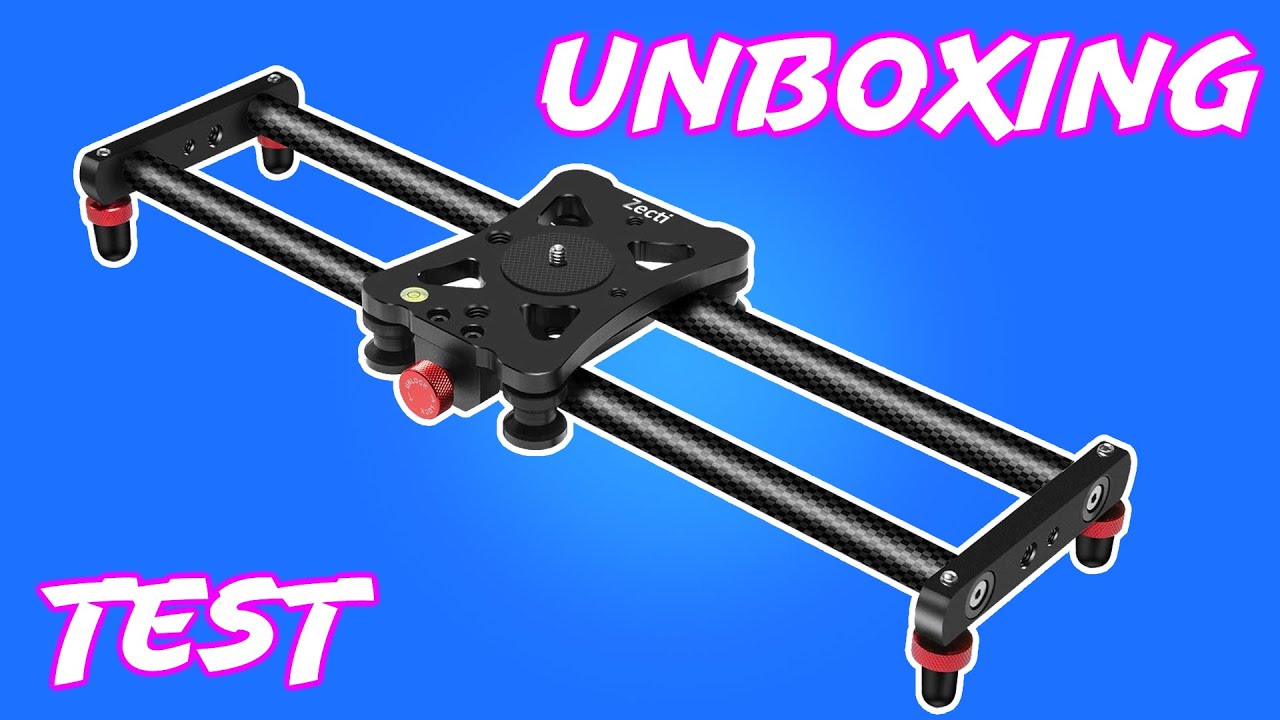 ZECTI 15.7"/40CM Slider CARBONE UNBOXING TEST REVIEW