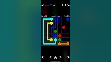 Flow Free - Progression - Rainbow Pack - Level 63 (7x7)