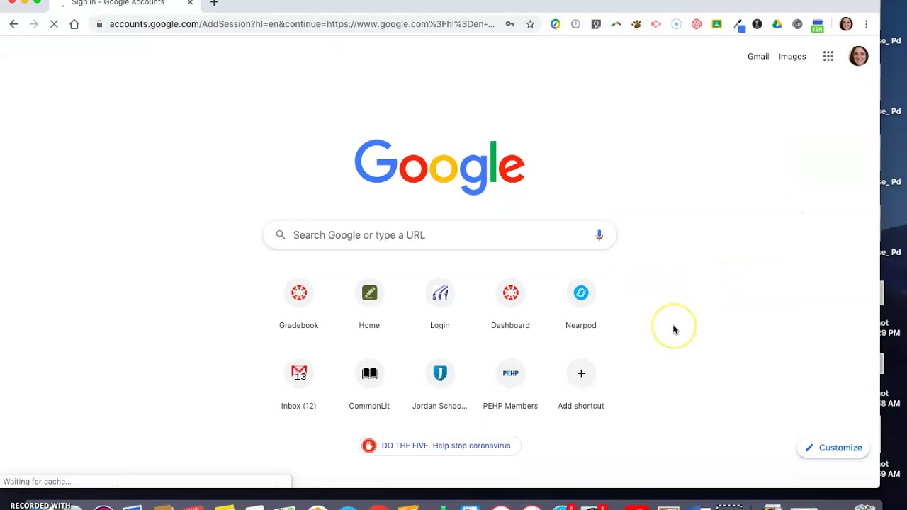 Logging into School Email YouTube