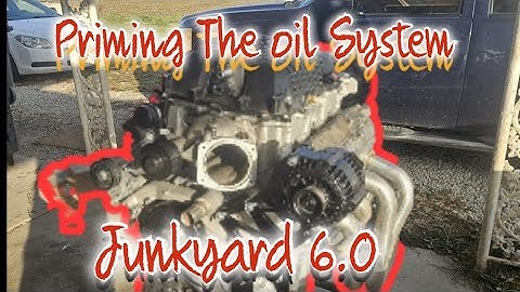 HOW I PRIME OIL SYSTEM ON JUNKYARD LS MOTOR..#cold 