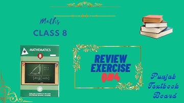 Punjab Textbook Board Maths Class 8 | Review Exercise 3 Q#4 | Urdu Tutorial