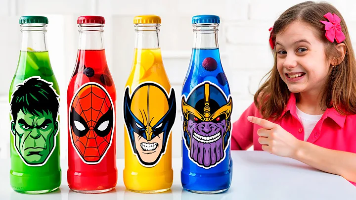 Eva and Kids turn into superheroes - Funny toy stories for kids