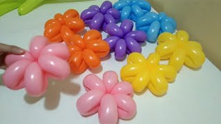 How to make a flower balloon twisting