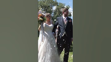 Confetti at a Wedding