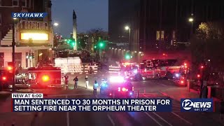Jeremy Wycoff sentenced to 30 months in prison for setting fire near Orpheum Theatre