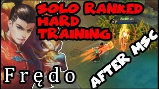 Fredo Solo Ranked Hard Training After Msc Perfect Chou Mobile Legends