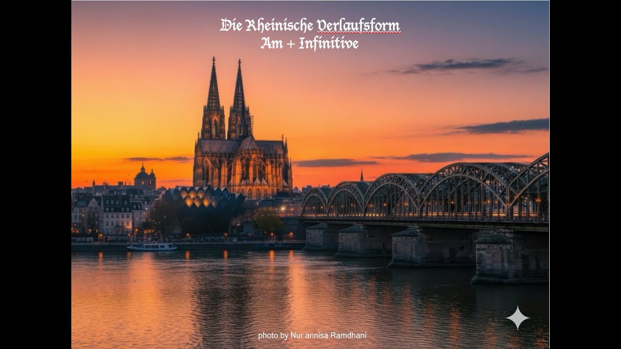 am + Infinitive, Rheinische Verlaufsform, der Am-progressiv