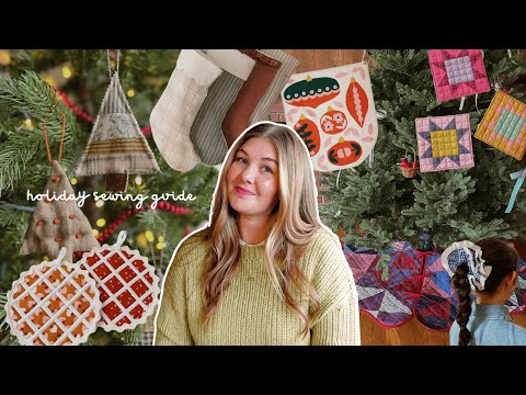 25 easy holiday sewing projects you should make 🎄🧵✂️ gifts