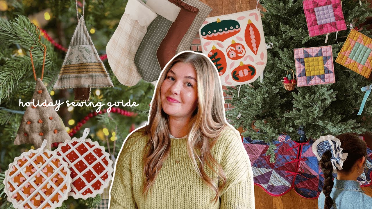 25 easy holiday sewing projects you should make 🎄🧵✂️ gifts