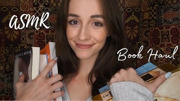 ASMR | Book Haul and Recent Favorite Reads! • Whispers • Page Turning • Reading • Tapping