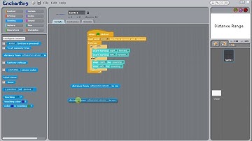 Lego NXT: Ultrasonic Sensor in Enchanting