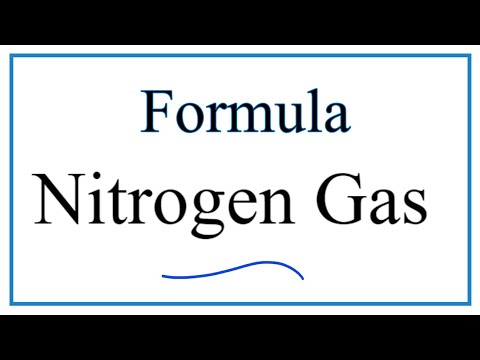 Video: Ano ang formula para sa diatomic nitrogen?