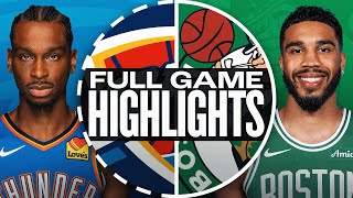 NBA 보스턴 112-118 오클라호마시티 땡겨티비 하이라이트