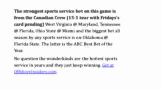 ABC NCAA Football Odds Oklahoma vs Florida State Sports Handicappers Picks Preview