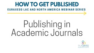 Publishing in Academic Journals