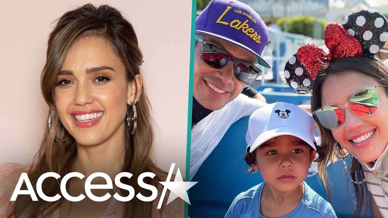 Jessica Alba Takes Son To Disneyland For 1st Time