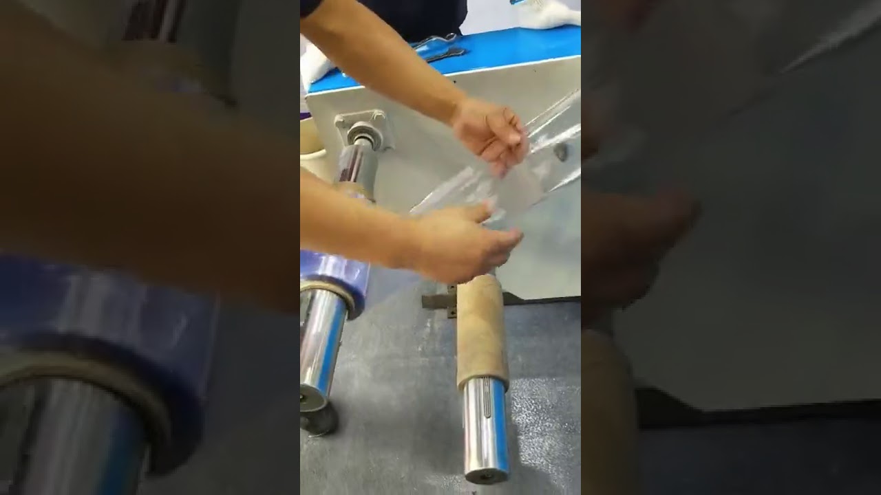 HUARUI PVC Horizontal Shrinkable Film Blowing Machine