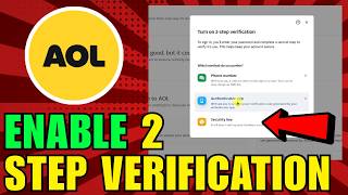 How To Enable 2-Step Verification On AOL (2026) (Quick And Easy Guide)