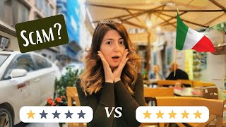 I Tried The Highest and the Lowest Rated Restaurant in Rome!