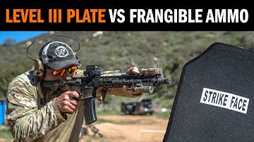 Blast Off Mondays: Level III Plate Vs. Frangible Ammo